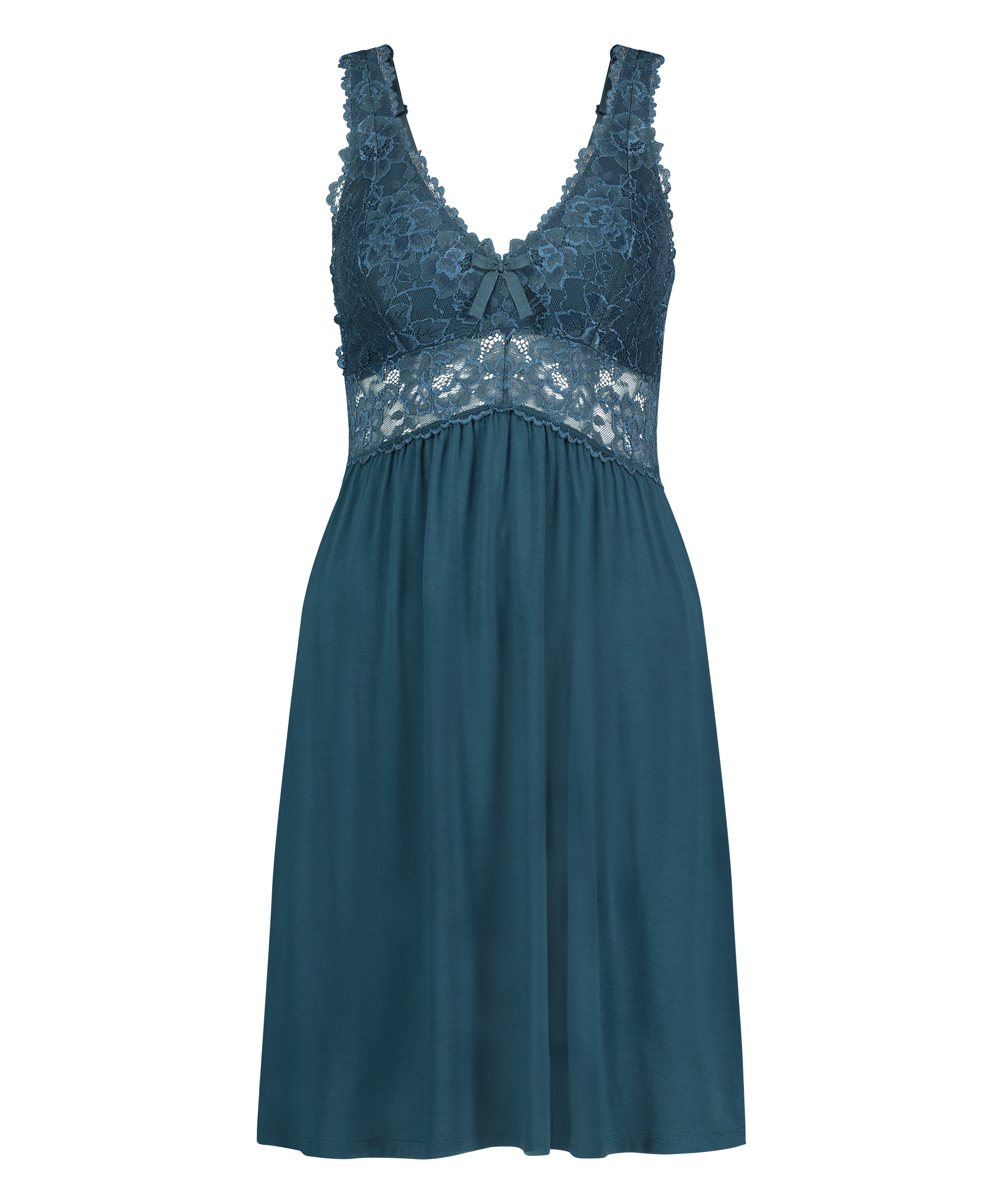 Nora Lace Slip Dress, Blue, main