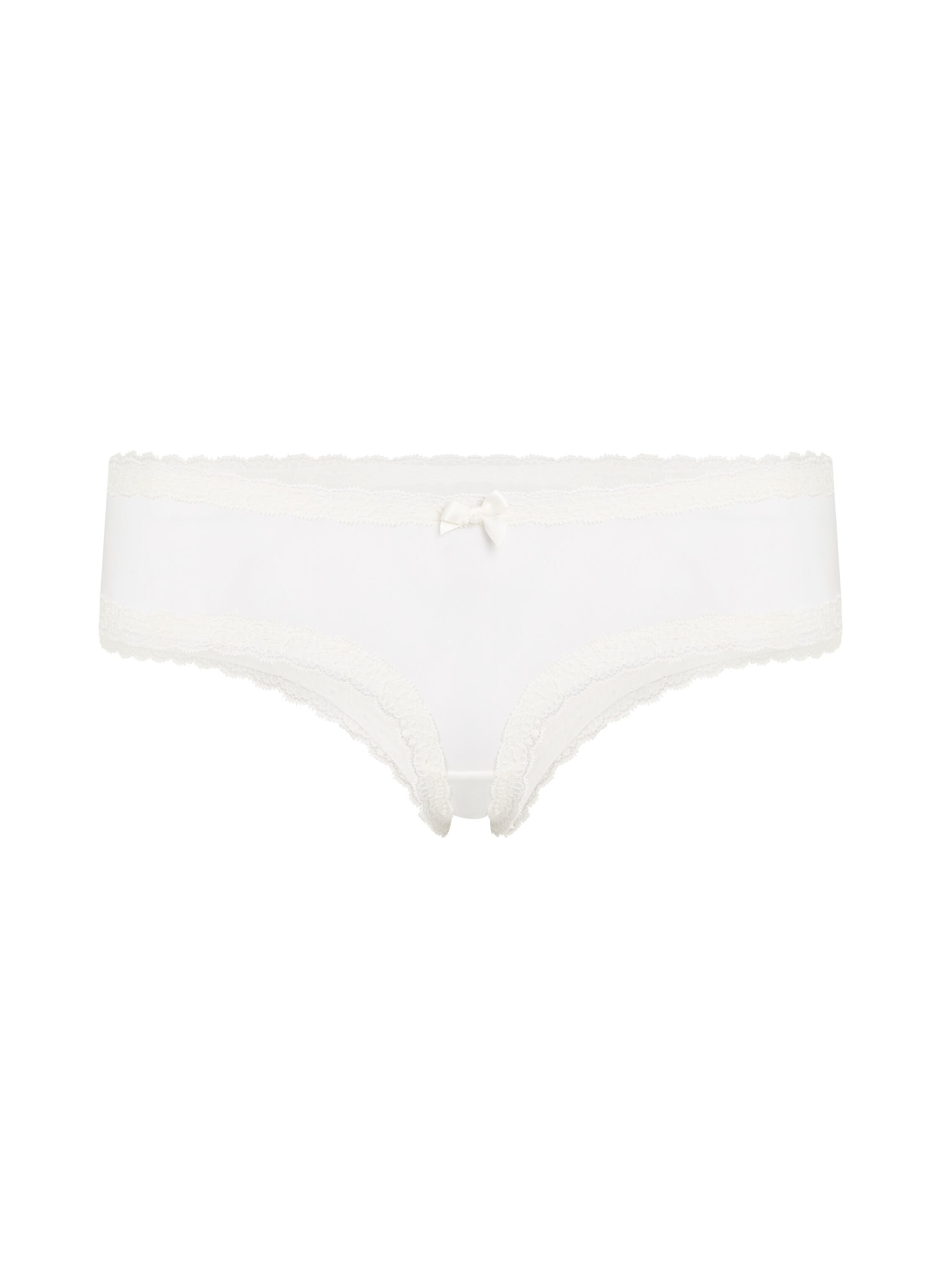 London V-shaped Brazilian, White