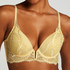 Sali Padded Underwired Longline Bra, Yellow