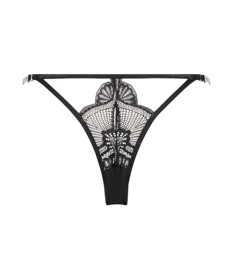 Queenie Tanga Brazilian, Black