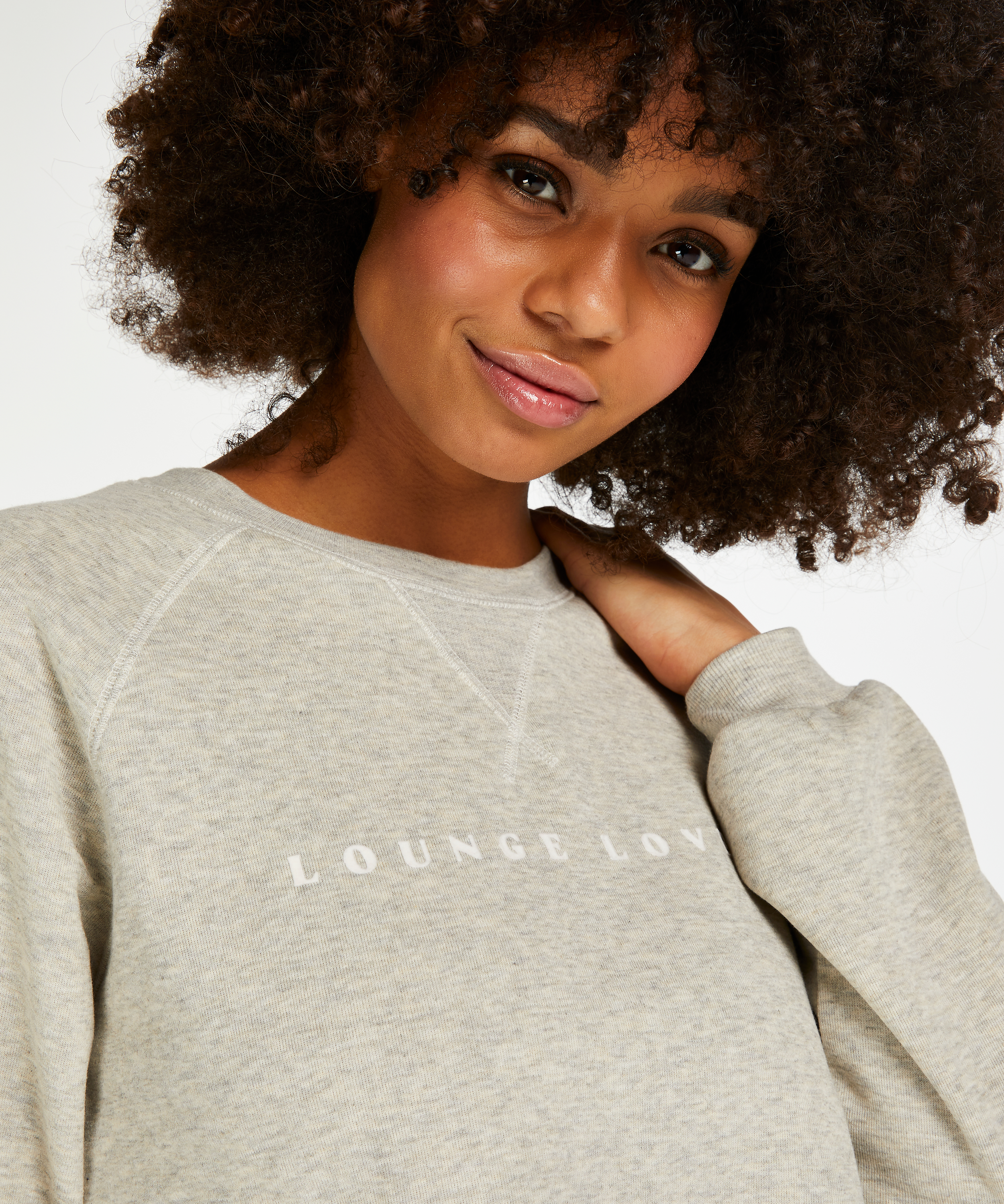 Sweat Brush Jumper, Beige, main