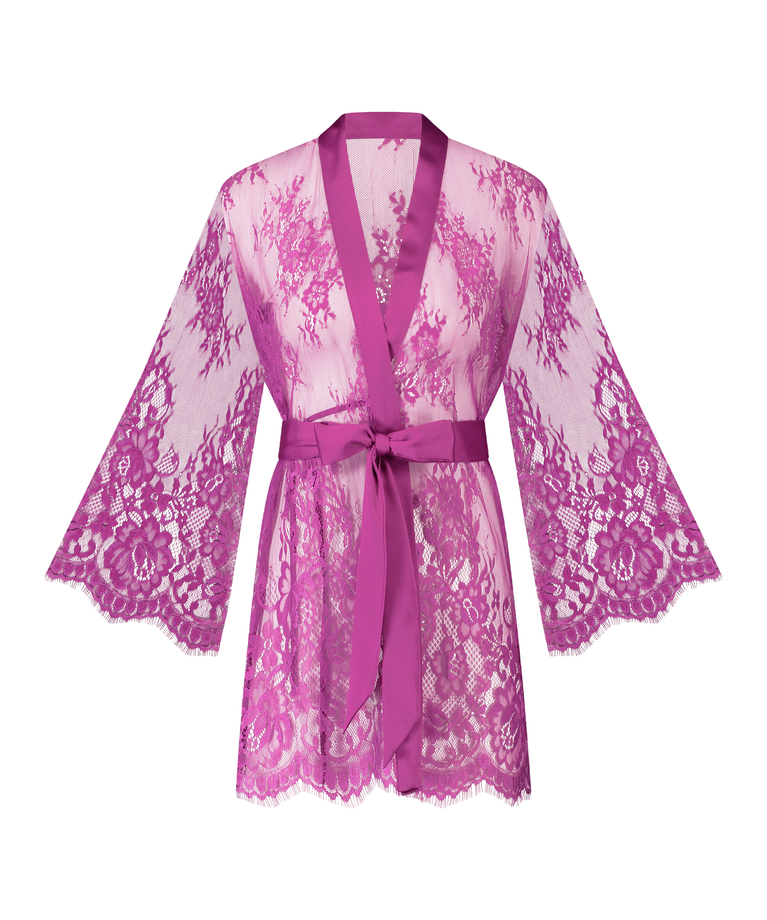 Isabelle Lace Kimono, Purple, main