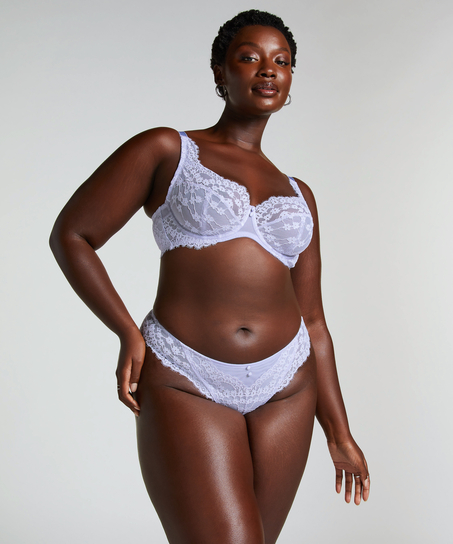 Daisy Non-Padded Underwired Bra, Purple