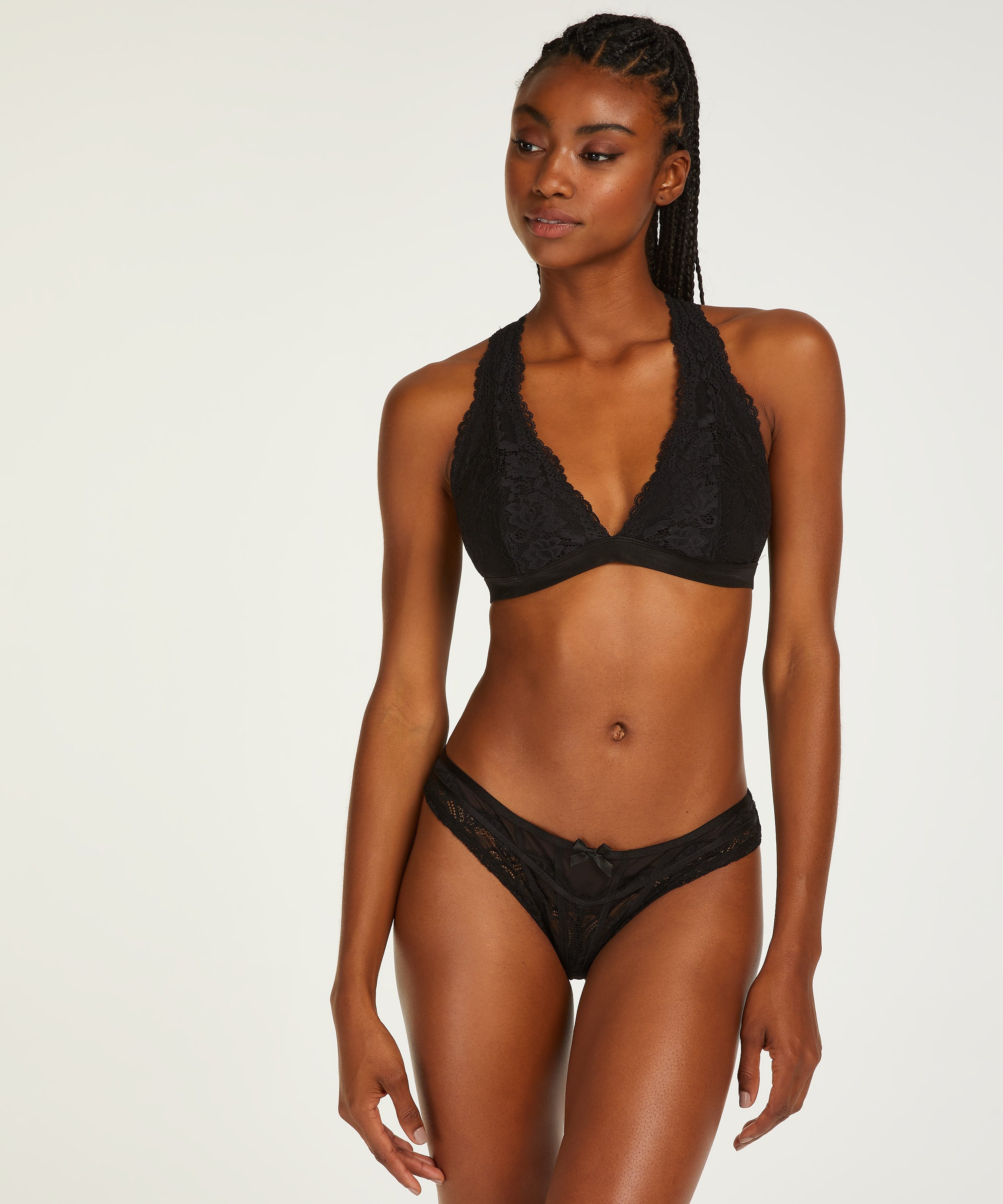 Arla High Leg Brazilian, Black, main