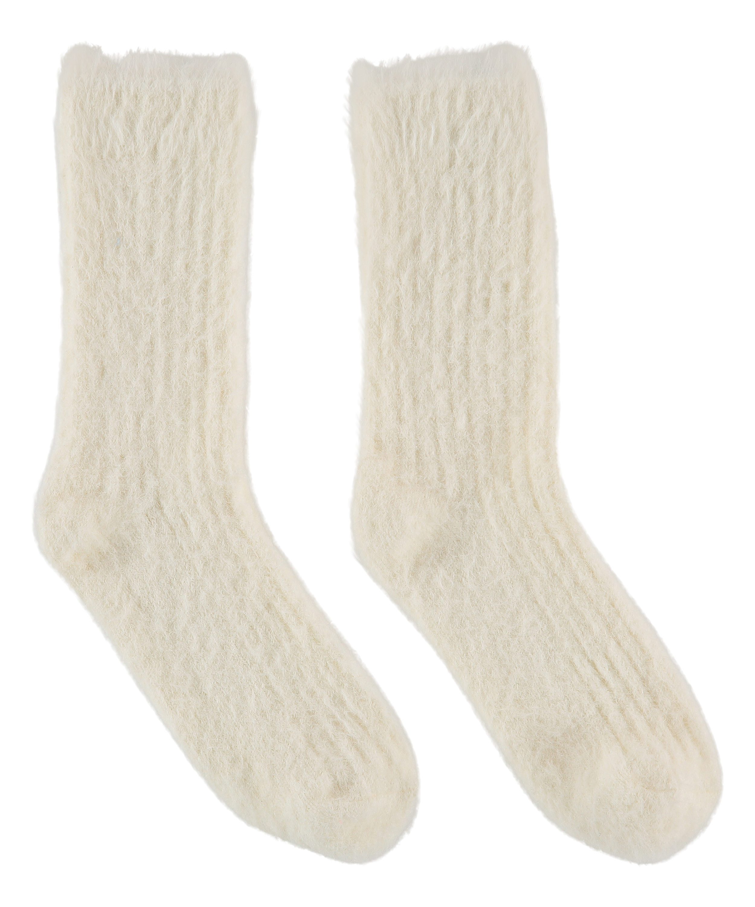 Vera Fluffy Socks, Beige, main