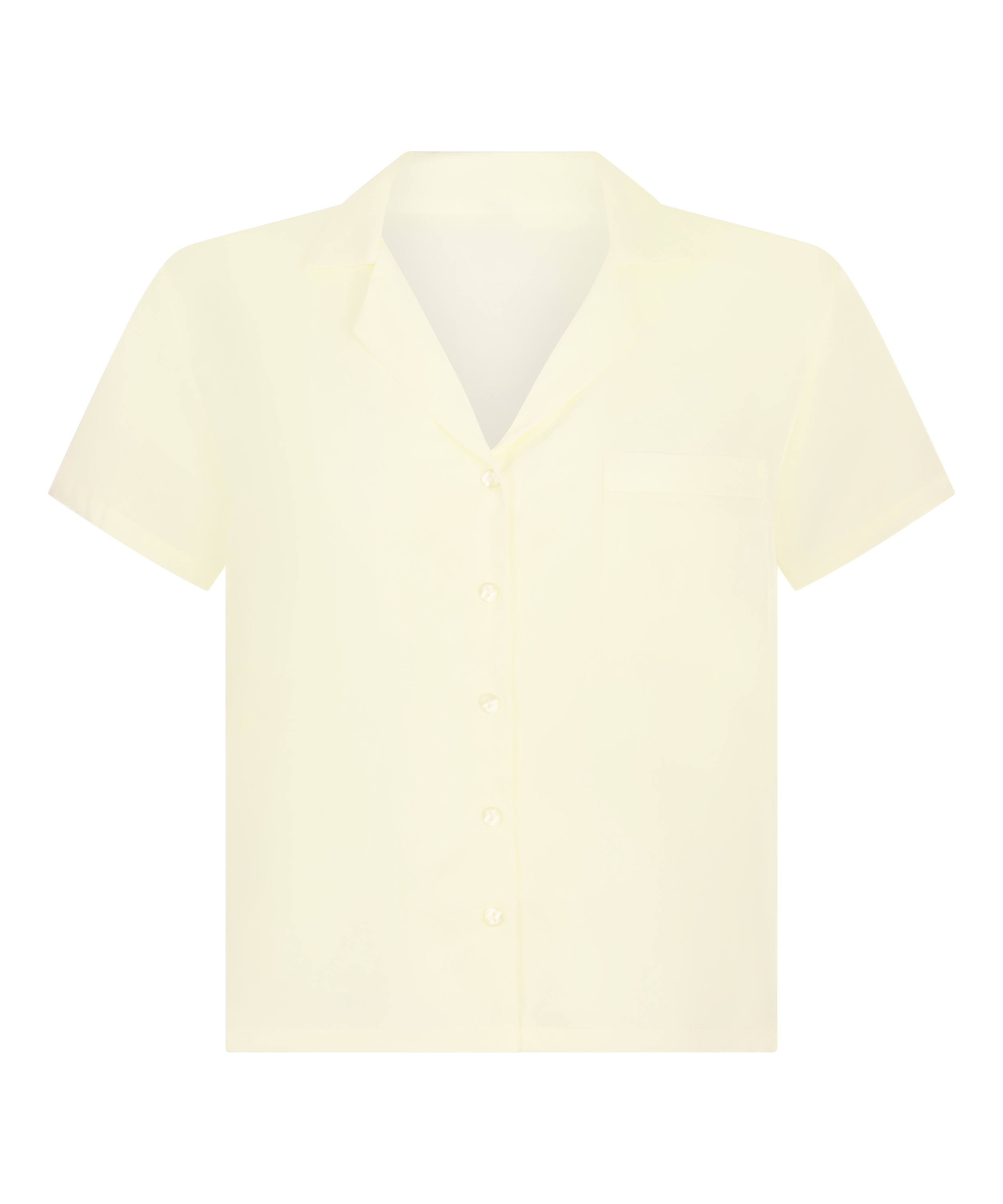 Satin Short-Sleeved Jacket, Yellow, main