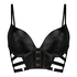 Vicky padded underwired push-up bra, Black