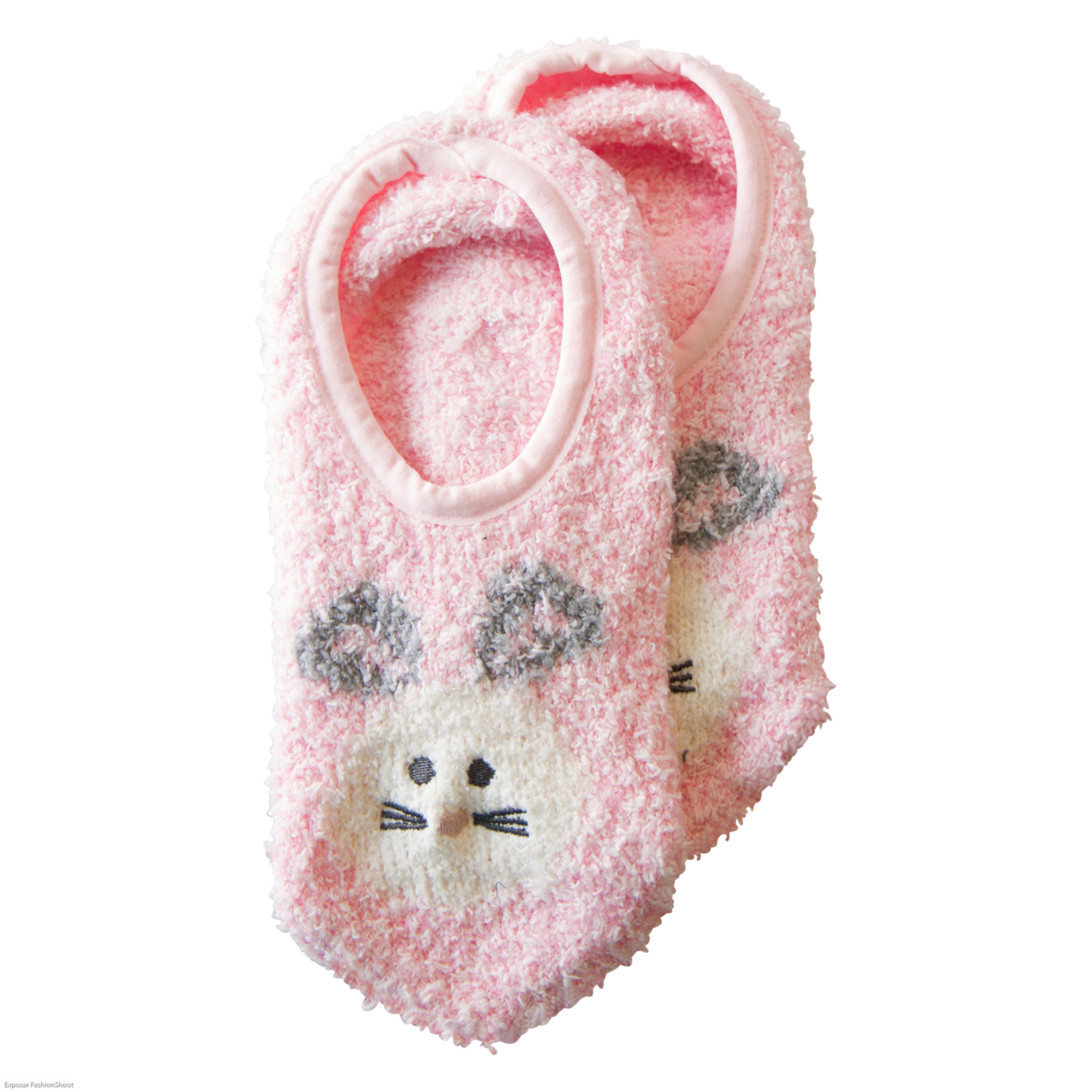 Slipper socks Animal, Pink, main