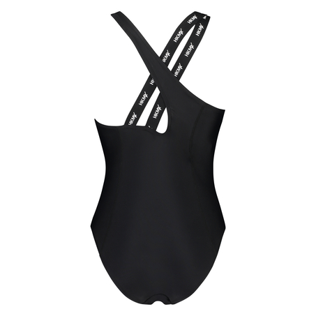 HKMX High Neck Swimsuit, Black