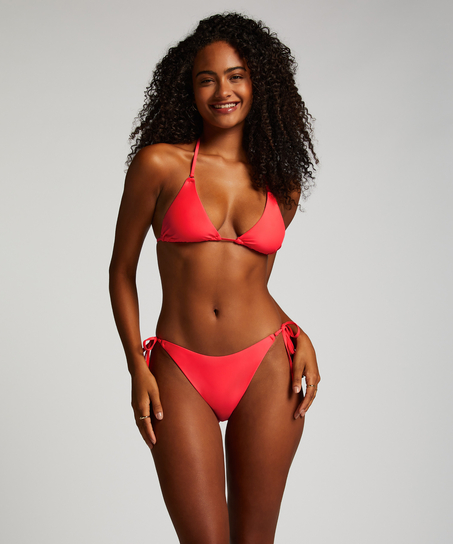 Doha triangle bikini top, Red