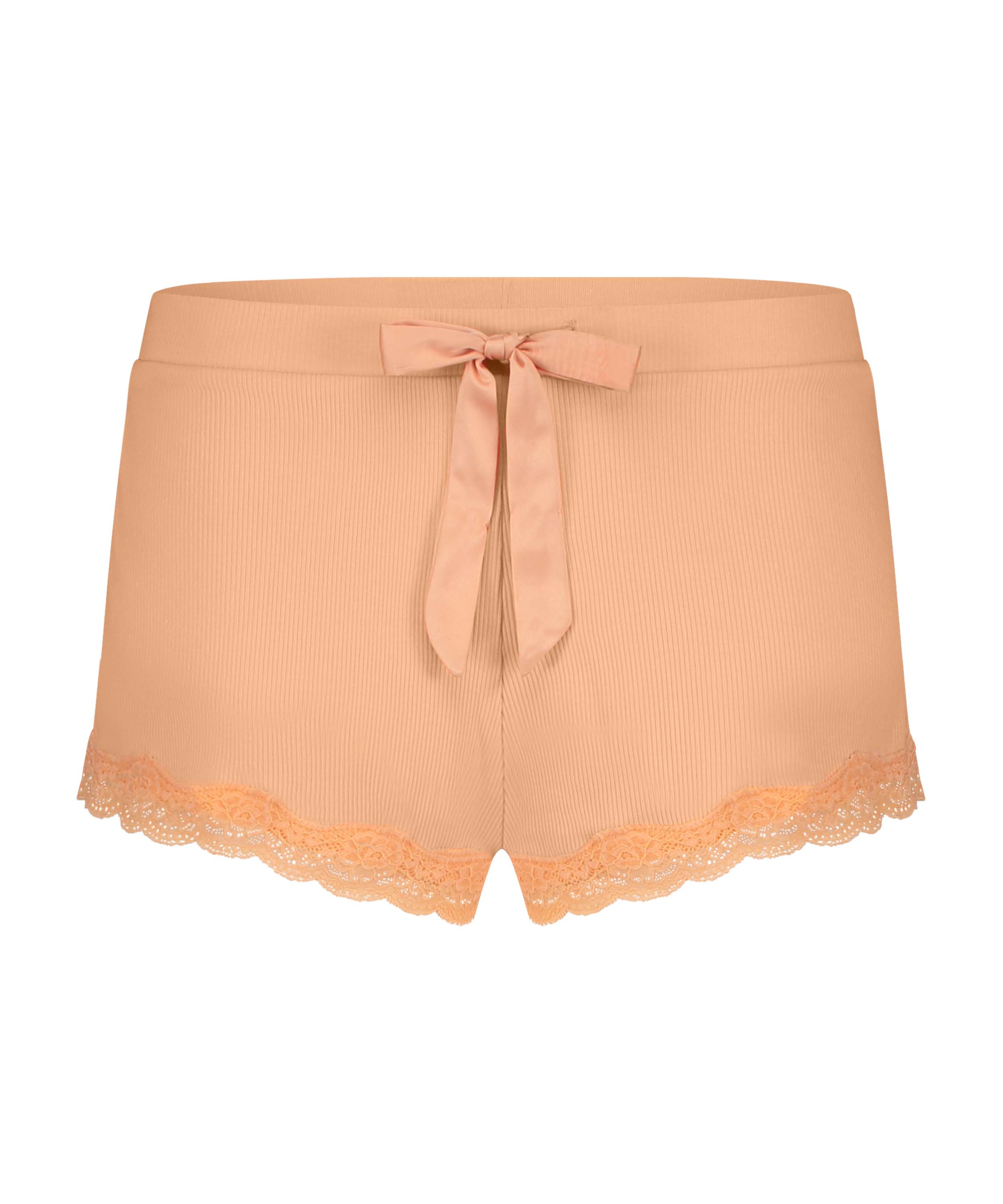 Ribbed lace Shorts, Pink, main