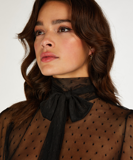 Lace Top, Black