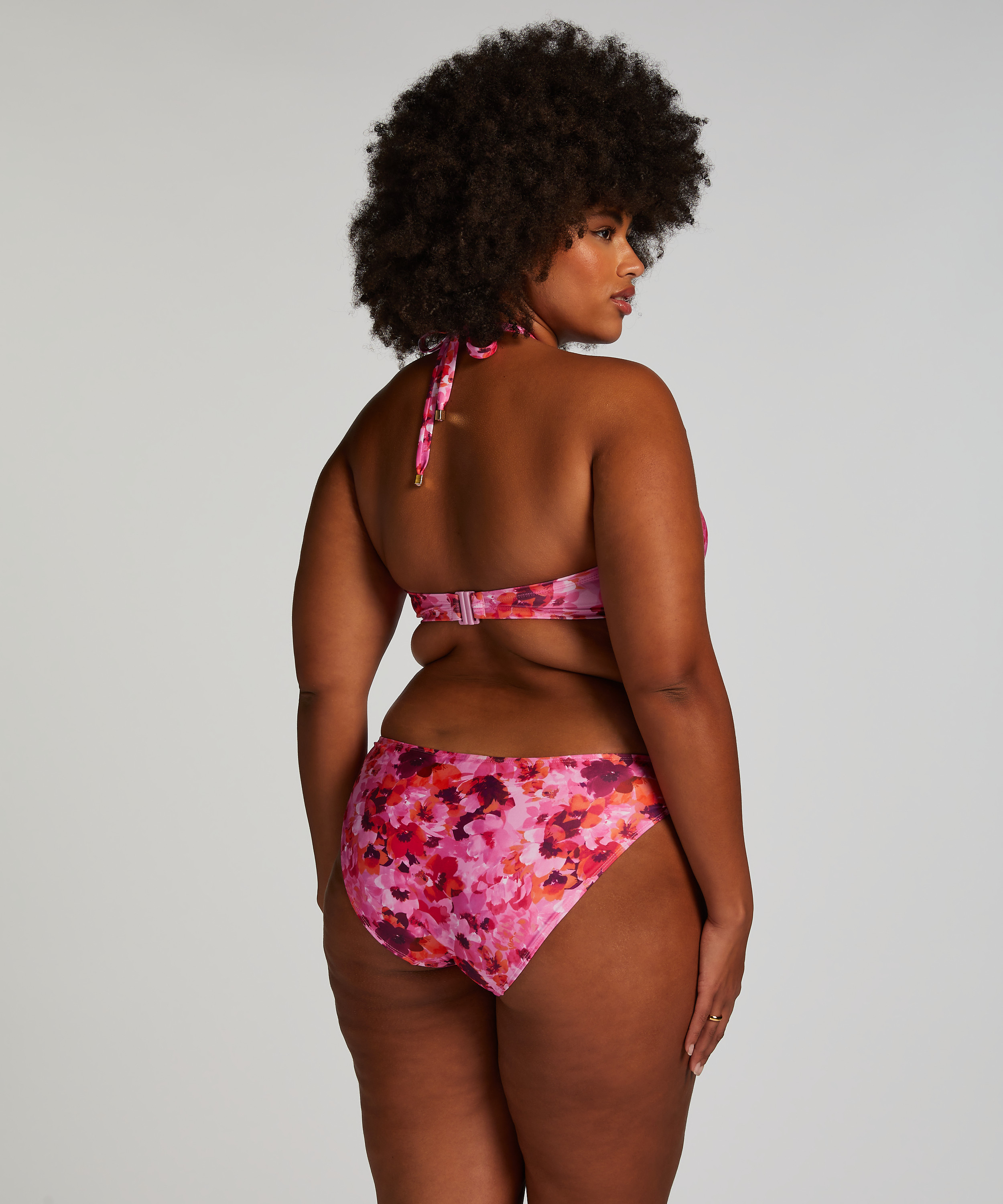 Floral Rio Bikini Bottoms, Pink, main