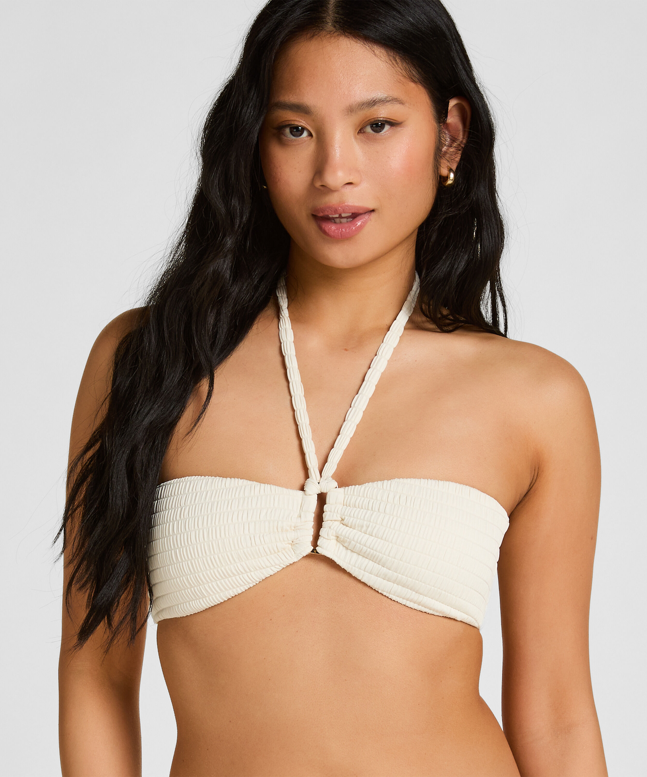 Bandeau Bikini Top St Kitts, White Bandeau Bikini Top St Kitts, White