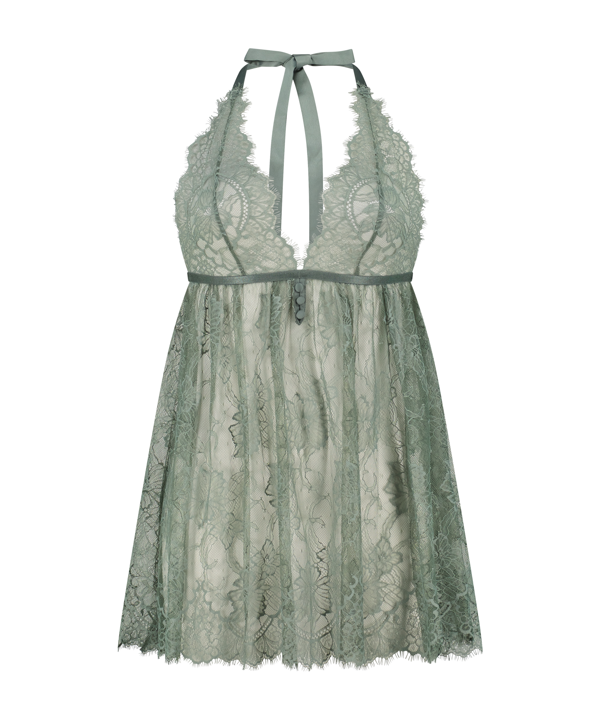 Magdalena Slip Dress, Green, main