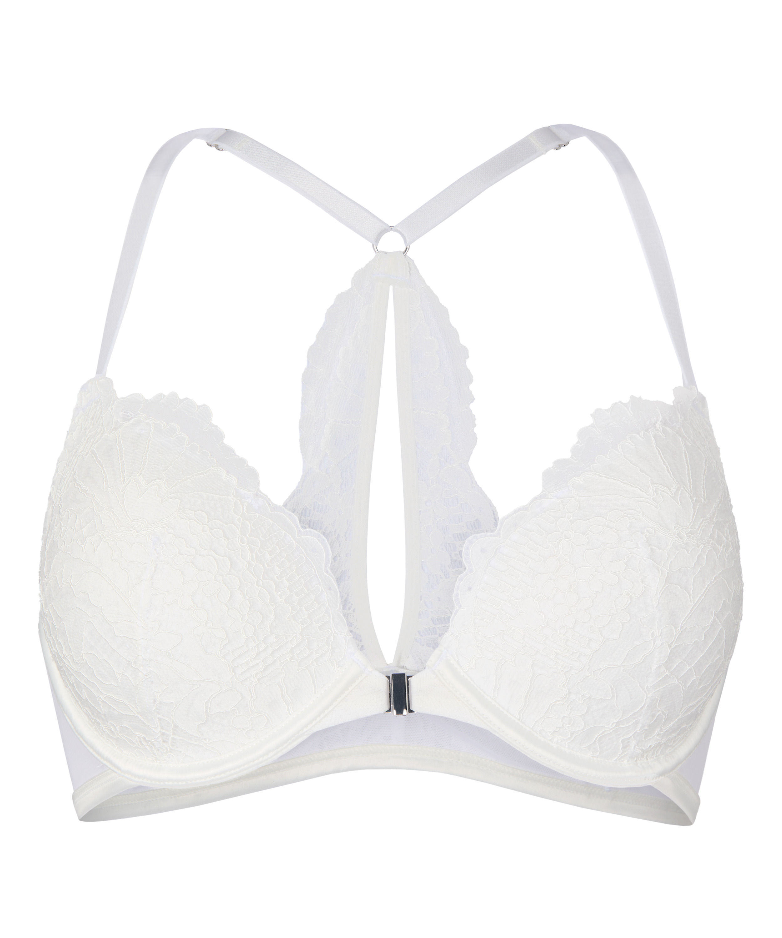 Whitney Padded Underwired Push-Up Bra, White, main