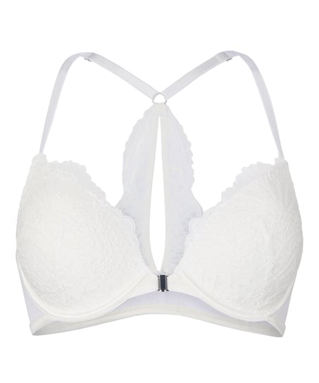 Whitney Padded Underwired Push-Up Bra, White