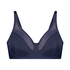 Nina Non-Padded Underwired Minimizer Bra, Blue