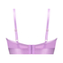 Pleasure Non-Padded Underwired Longline Bra, Purple