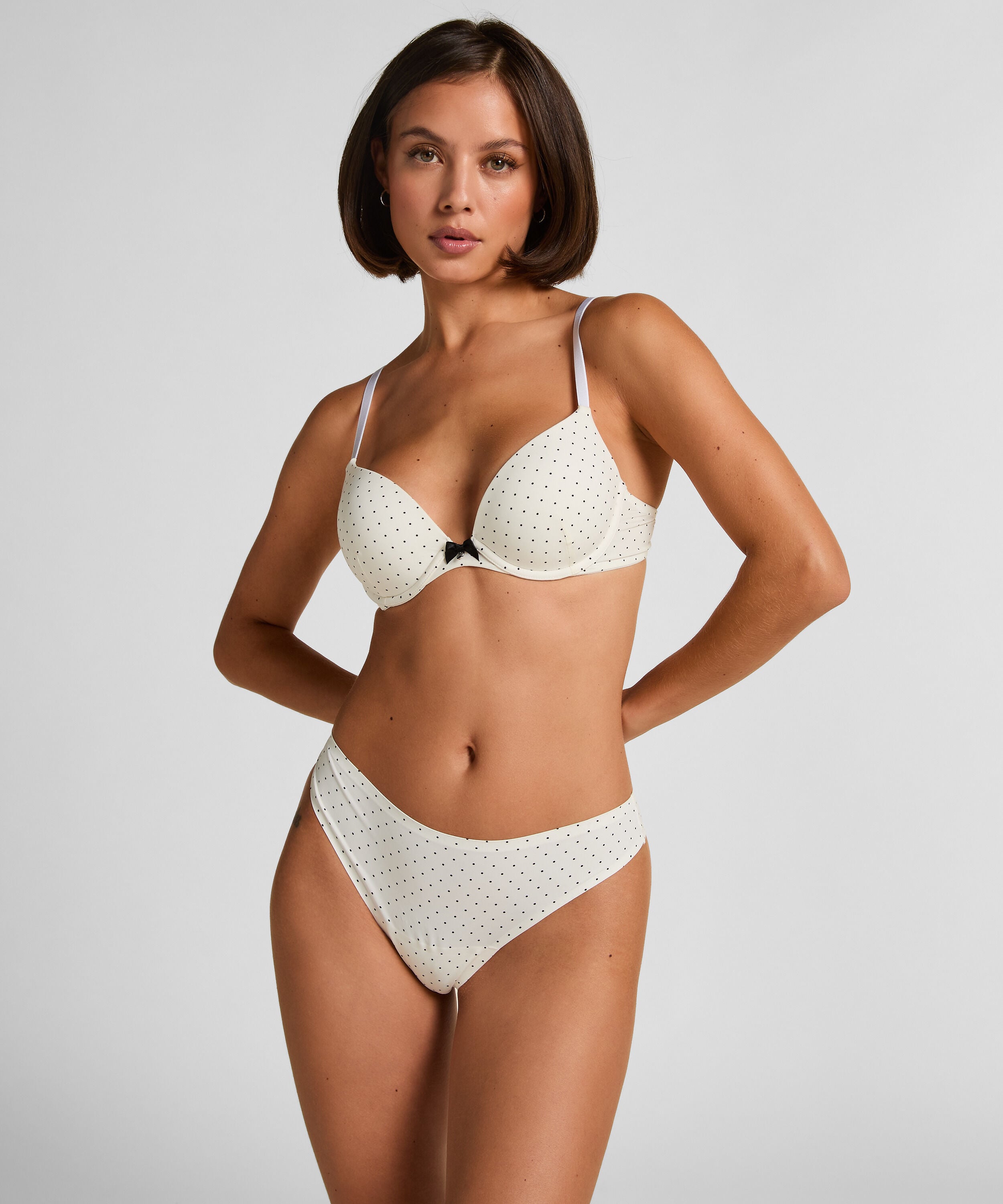 Invisible thong basic, White