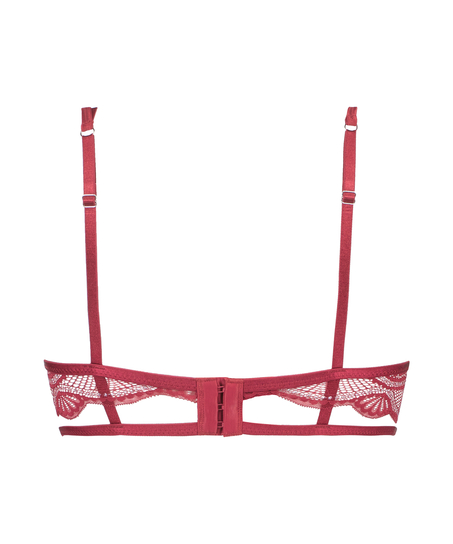 Lyra Non-Padded Longline Underwired Bra, Red