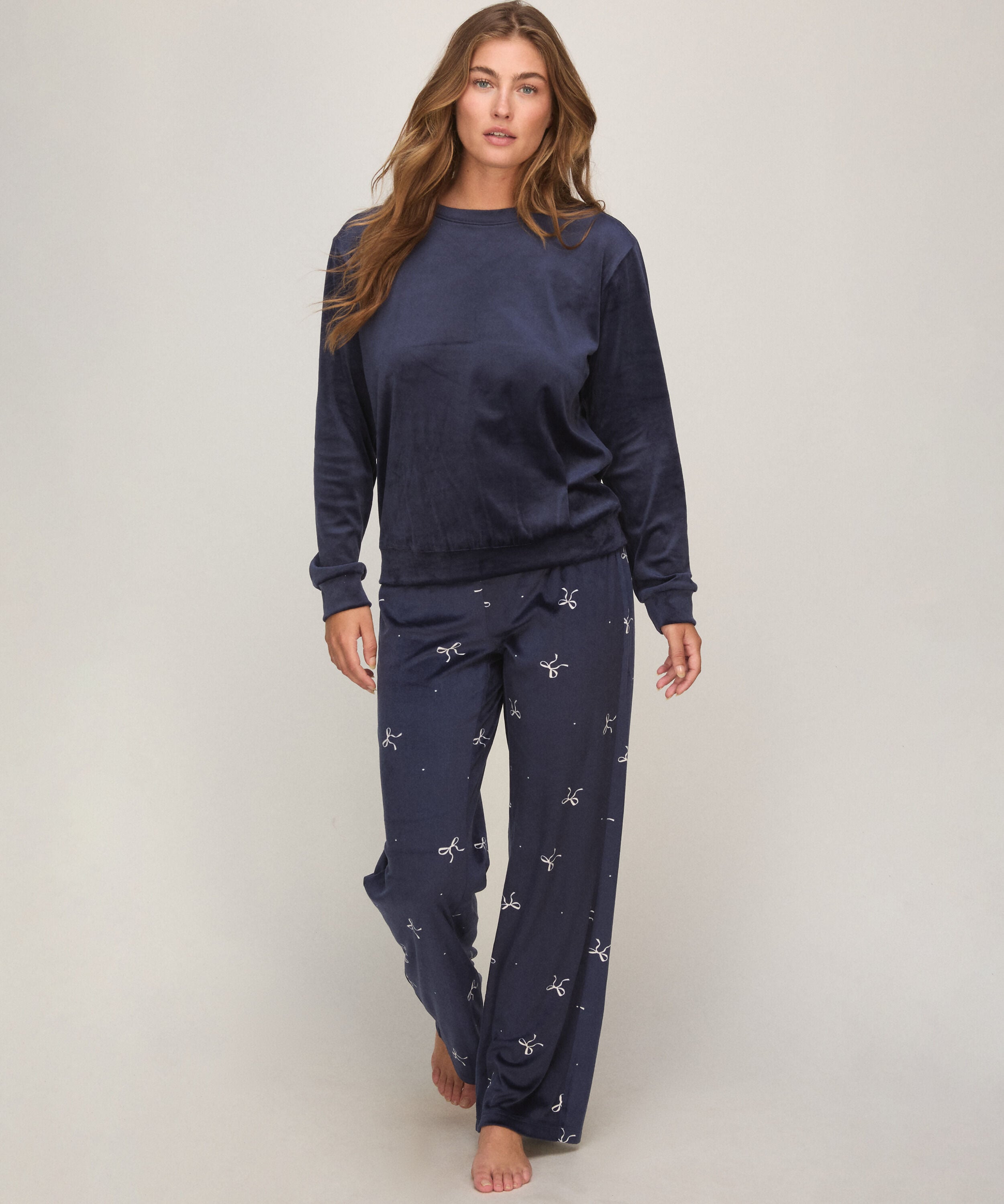 Pyjama Set Velours, Blue