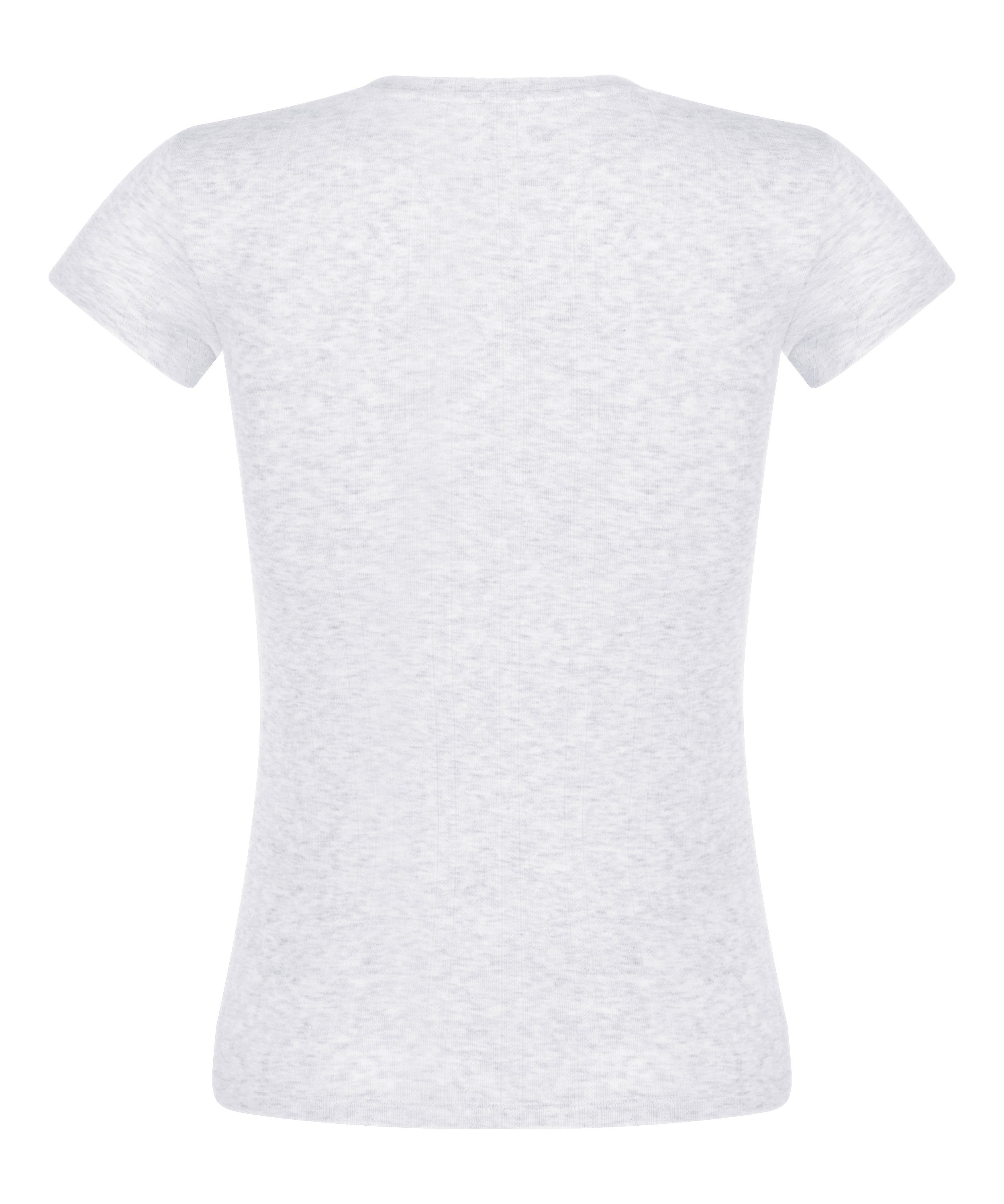 Pointelle Top, Grey, main