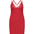 Satin Slip Dress, Red