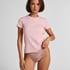 Ribbed Crew Neck Short-Sleeved Pyjama Top, Pink