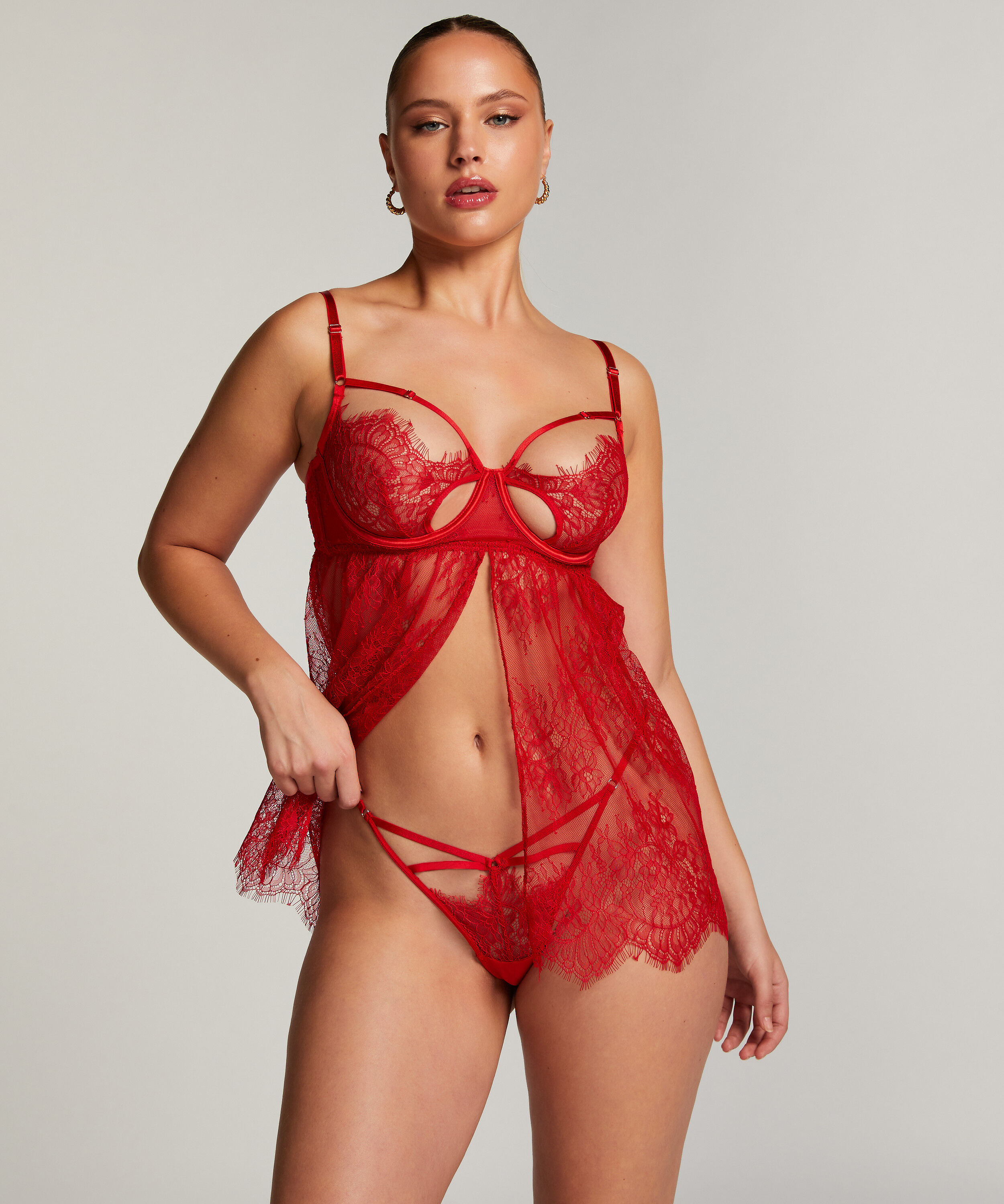 Romance Babydoll, Red