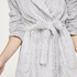 Fleece Bathrobe Short, Grey