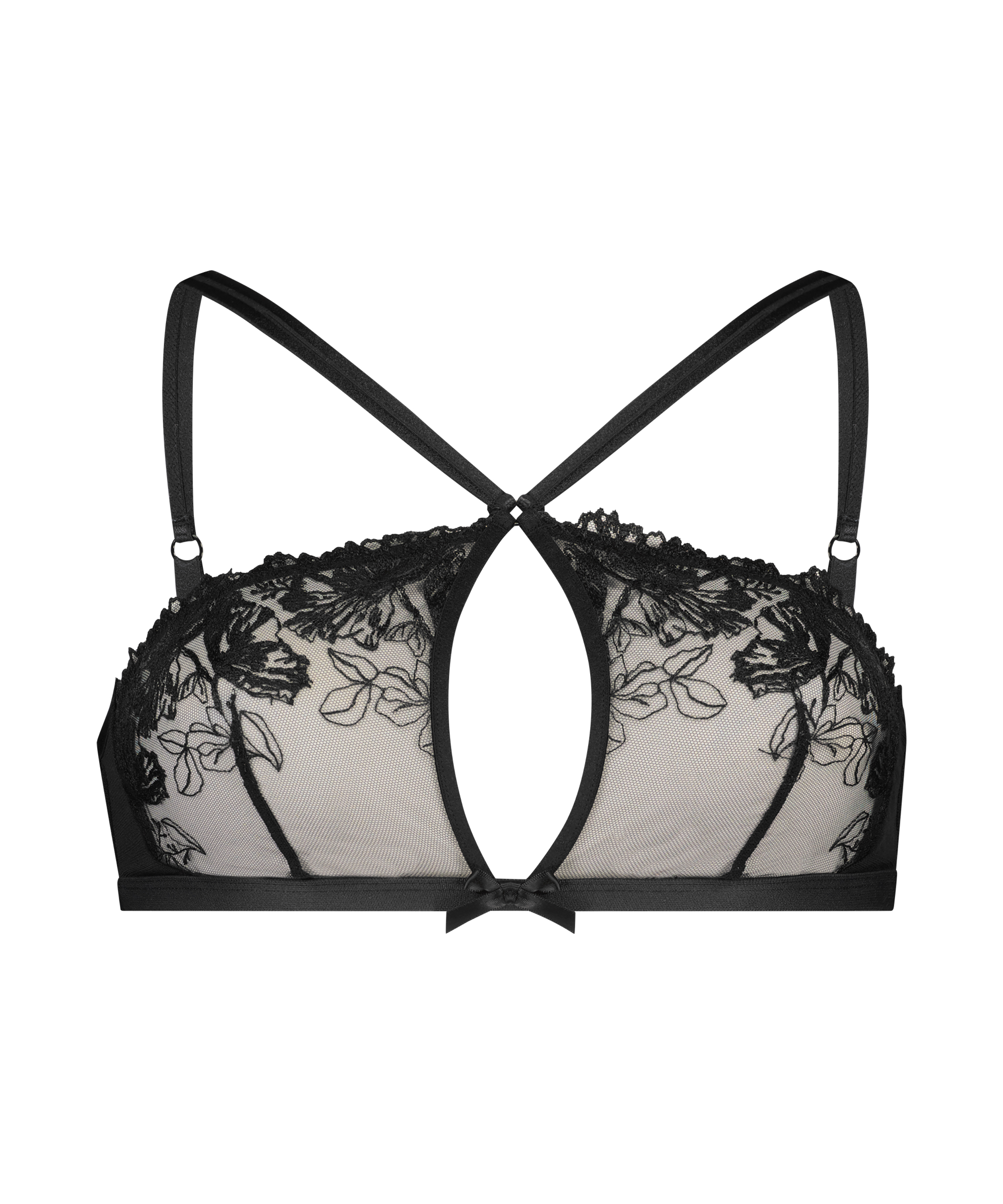 Michayla Bralette, Black, main