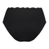 Scallop Rio Bikini Bottoms, Black