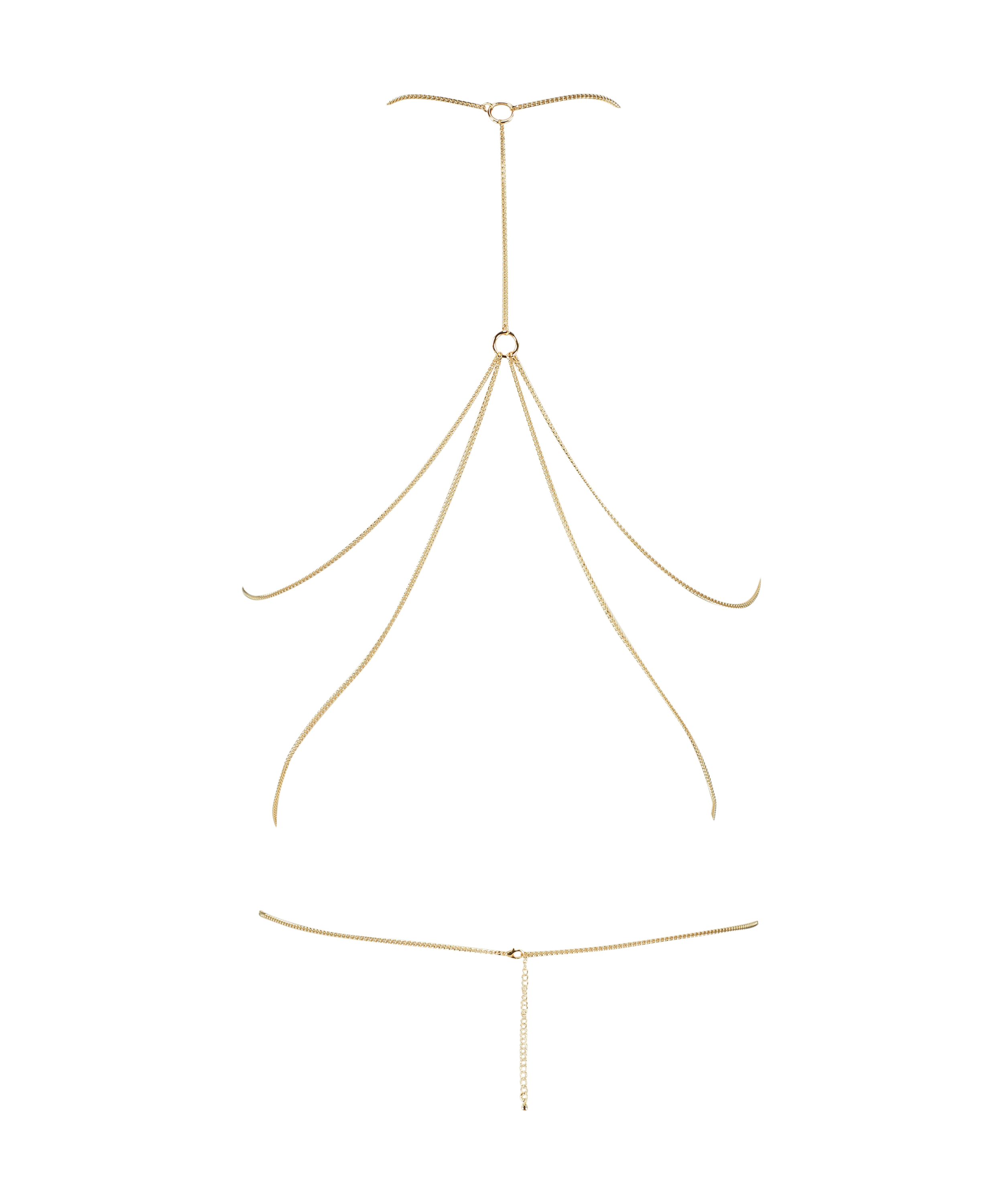 Metal Mesh Bralette, Yellow, main