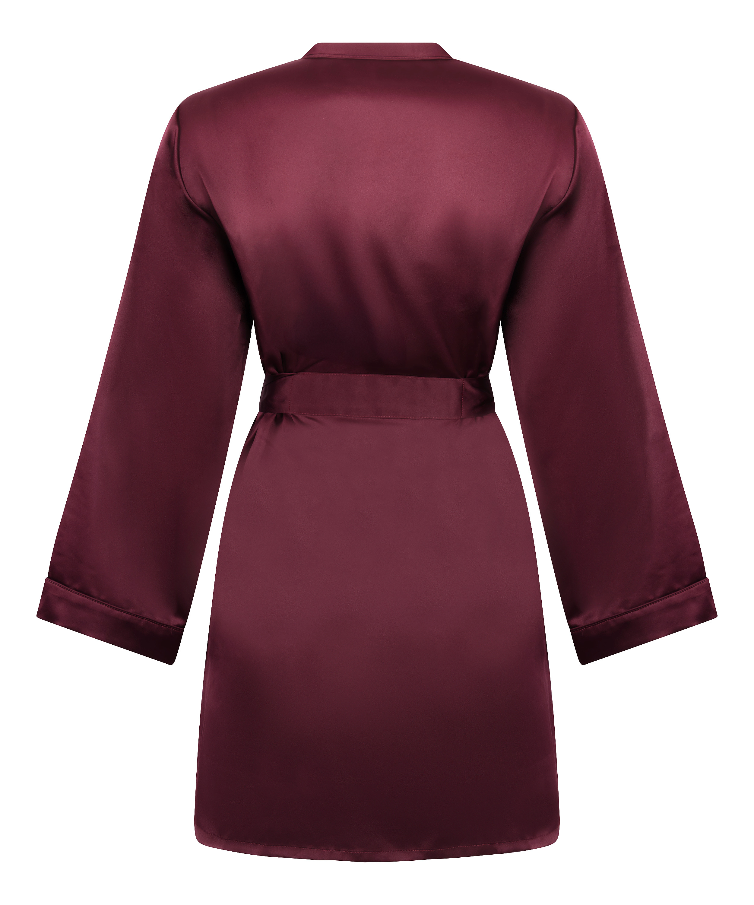 Satin Kimono, Red, main