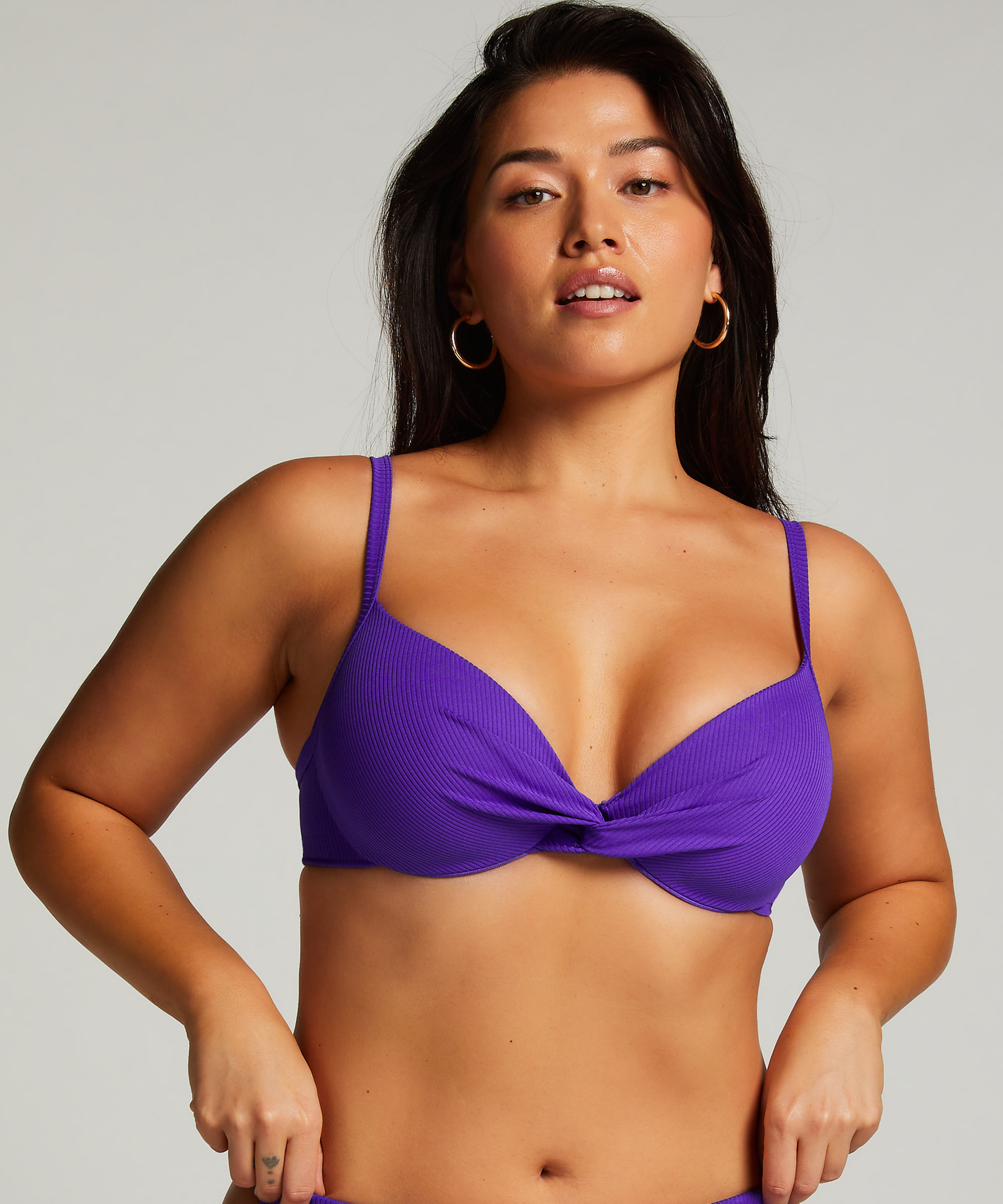 Eclipse Bikini Top, Purple, main