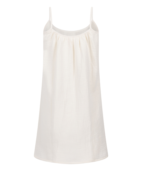 Muslin Slipdress, White