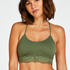 Marine seamless bralette, Green