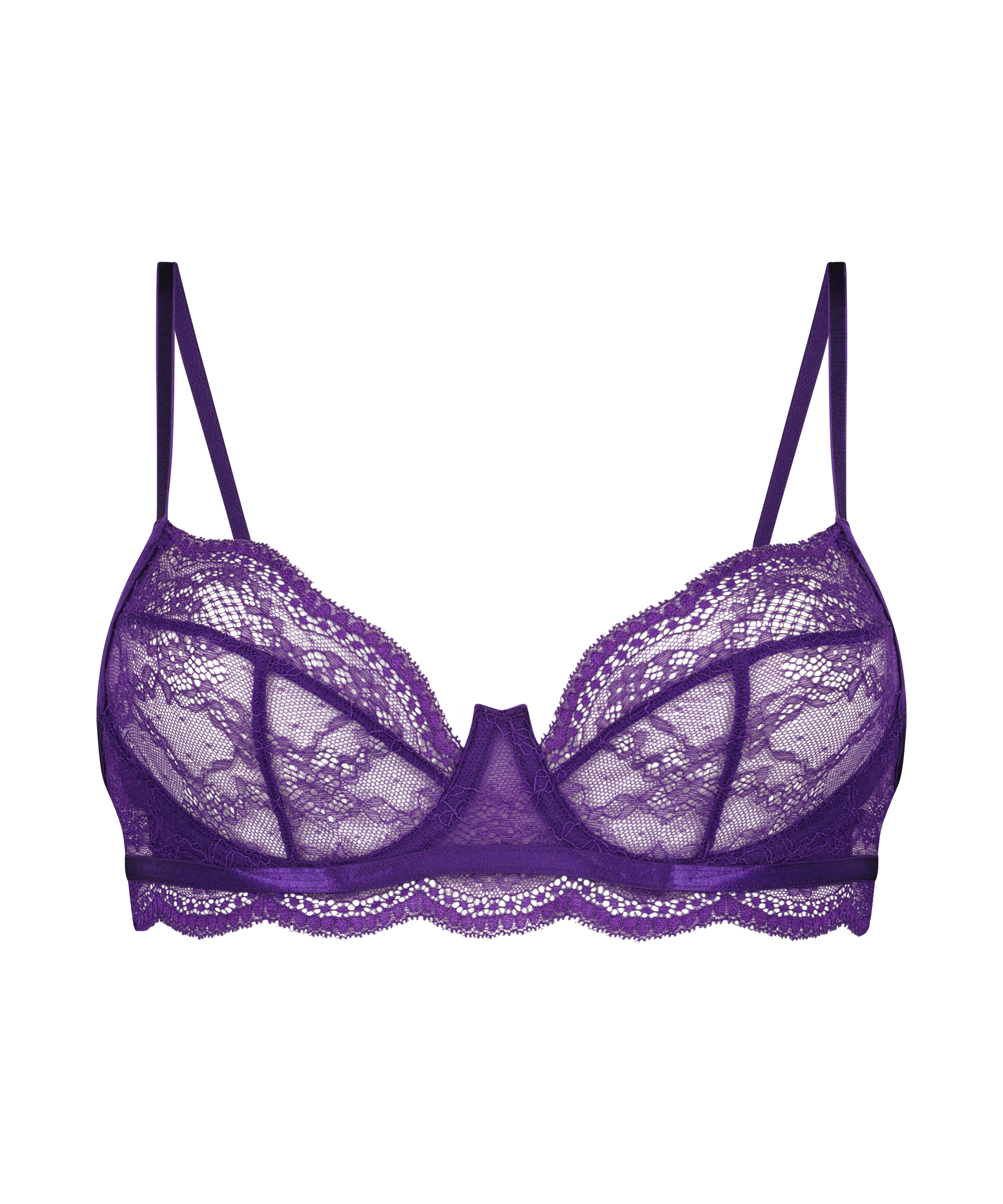 Isabelle Non-Padded Underwired Bra, Purple, main