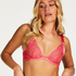 Hana Non-Padded Underwired Bra, Pink