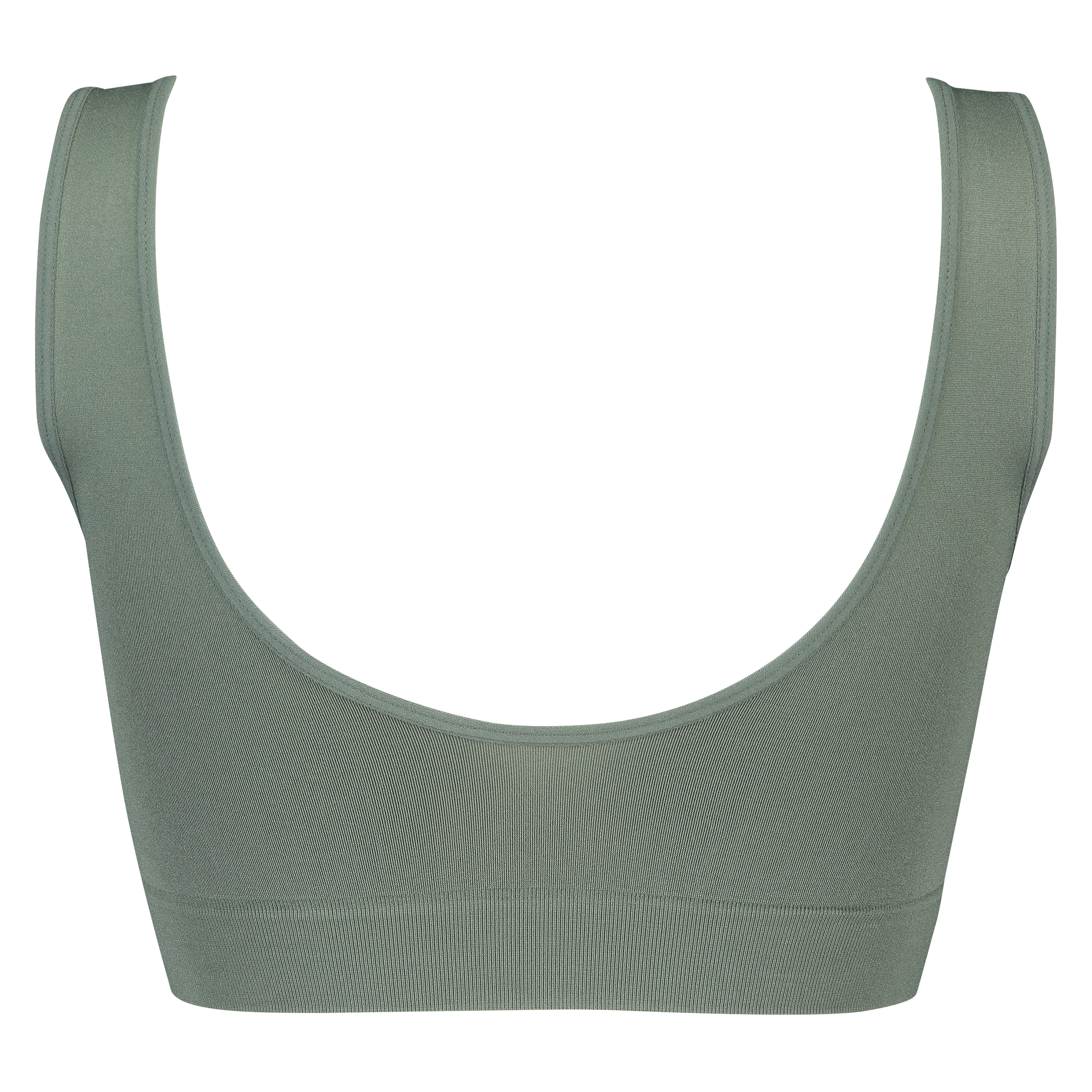 Seamless bralette, Green, main
