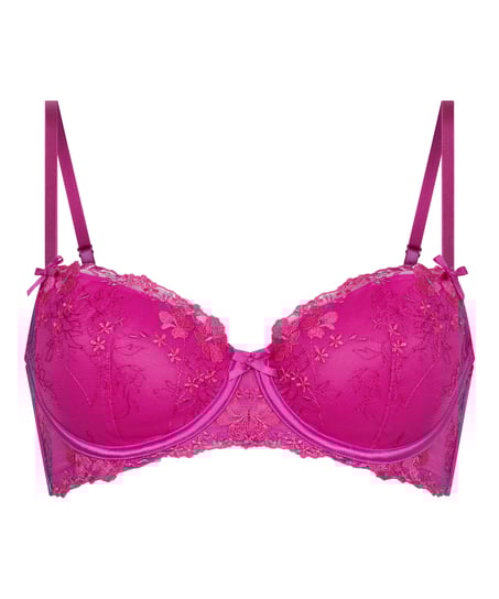 Peonie Padded Underwired Bra, Pink