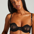 Half-Padded Cup Underwired Bra Belladonna, Black