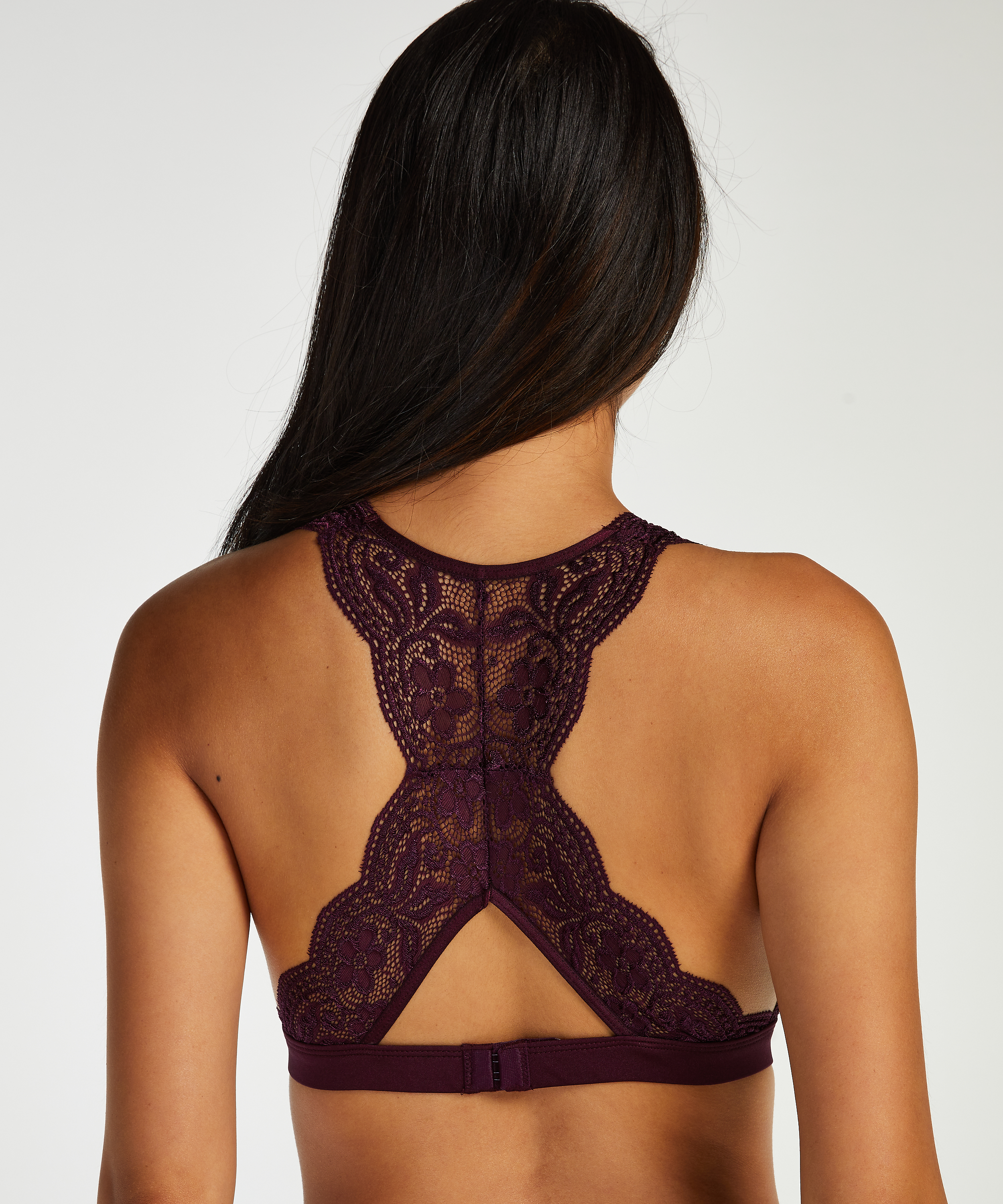 Halter racerback bralette, Purple, main