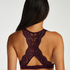 Halter racerback bralette, Purple
