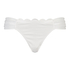 Scallop Rio Bikini Bottoms, White
