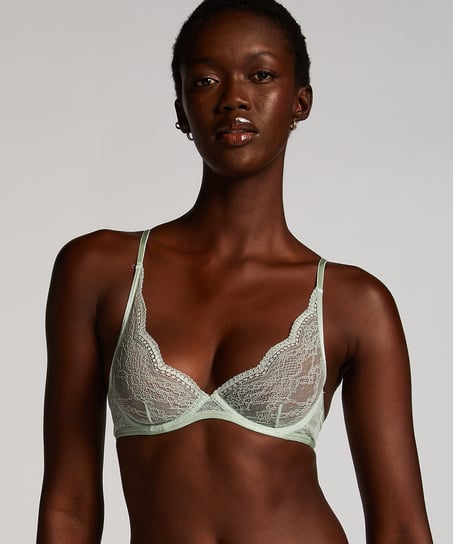 Isabelle Non-Padded Underwired Bra, Green