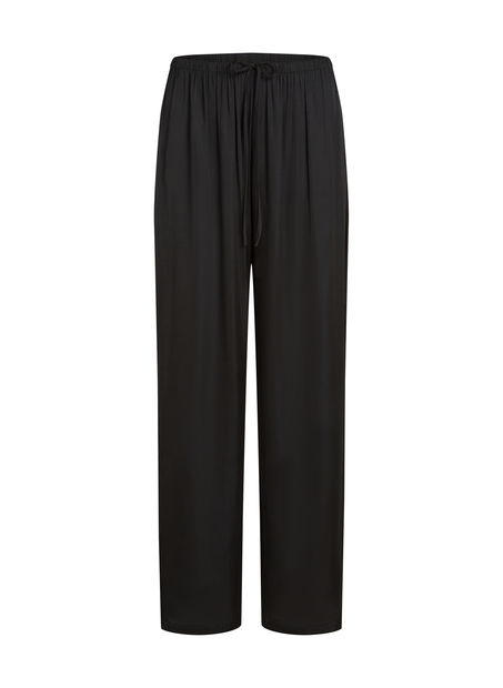 Beach Satin Pant, Black