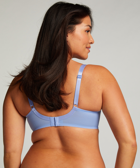 Nina Non-Padded Underwired Minimizer Bra, Blue