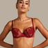 Ember Non-Padded Underwired Bra, Red